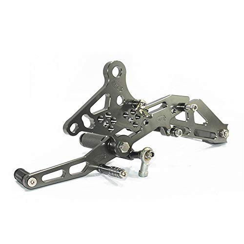 Rearsets Rear Sets Footpegs Cnc Adjustable Compatible With Grom Msx125 2013 2014 2015 2016 #TOP2