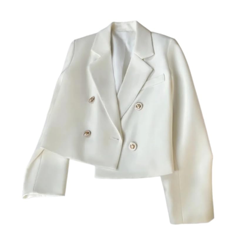 Blazer Donna,Blazer da Donna Elegante, Blazer da Ufficio per Signore, Giacca da Completo a Maniche Lunghe Versatile per la Città