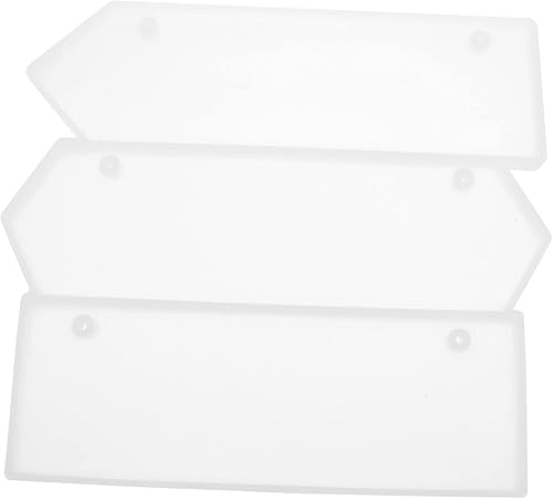 COHEALI Molde de placa de puerta, dije de letra, pestañas del alfabeto, moldes de resina para fundición de resina, moldes para cubitos de hielo,