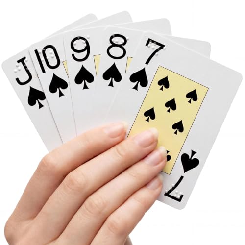 Braille Playing Cards for Visually Impaired