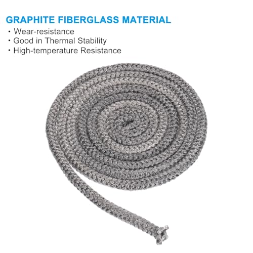 Corde de poêle 10mm de qualité supérieure en fibre de verre graphitée - 5