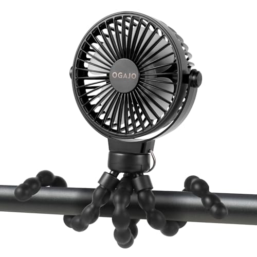Portable Pram Fan Personal rechargeable USB Fans With 5200mAh 3