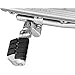 Kuryakyn 7993 Motorcycle Foot Controls: Offset Dually ISO Highway Pegs with Magnum Quick Clamps for 1-1/4" Engine Guards/Tubing, Chrome, 1 Pair