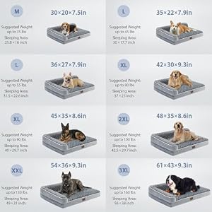 BFPETHOME Orthopedic Washable Dog Bed, Sleeping Couch for Large Senior Dogs — photo 6 of 6