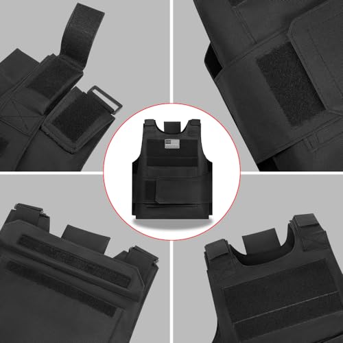 IEausncd Tactical Vest Outdoor, Adjustable Training Protective Vest, Suitable for Light Outdoor Gilet Equipment, S-XXL by IEausncd - Image 3