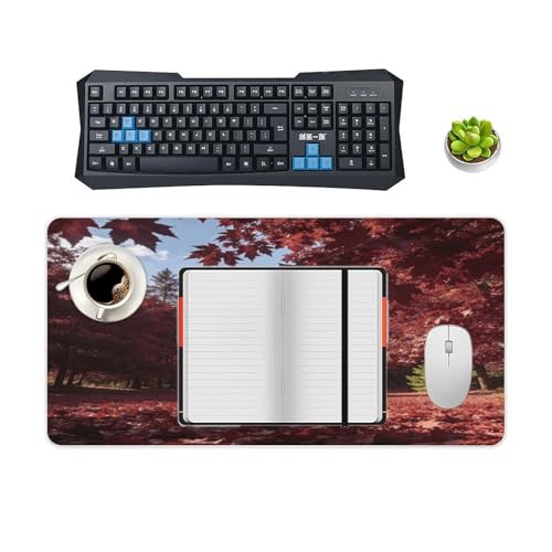 Burgundyred Desk Pad impermeable 30x60 cm miniatura 4