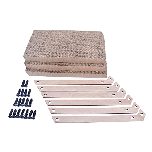 Cat Scratch Board | Poste arranhador vertical para gatos com 3 lados | Reciclar almofadas verticais