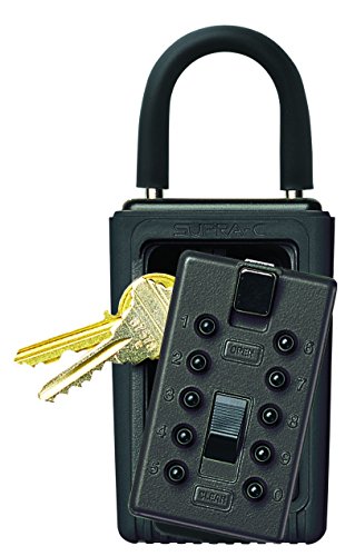 Kidde AccessPoint 001406 KeySafe 3-Key Portable Push Button Key Safe Box, Black - image 1
