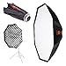 Produktbild 95cm Octabox Softbox mit Grid | Bowens Anschluss | Luxlight® | Klappbare Schirm-Octobox