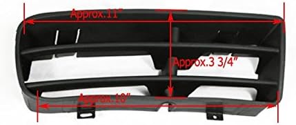 Miniatura 5 de Ajuste para 1999-2005 VW GOLF MK4 GTI parachoques delantero inferior rejillas de aire laterales insertar luz antiniebla izquierda y derecha