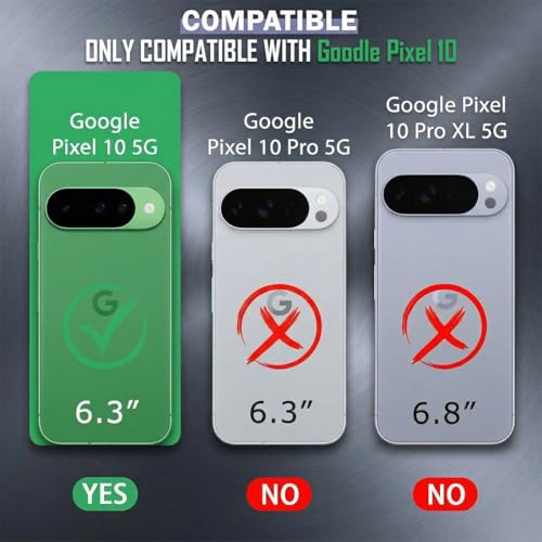 Image of Fashionury 3D Raised Transparent Crystal Clear Back Cover for Google Pixel 10 | Shockproof Design | Anti-Slip Grip | Camera Protection | 360 Degree Protection Mobile Case