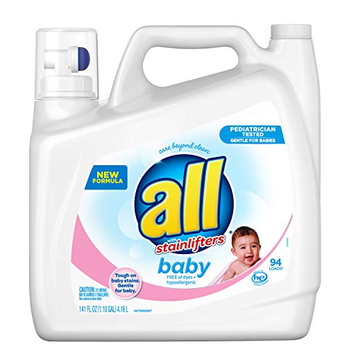Image of All Baby Liquid Laundry Detergent, Gentle for Baby, 141 Oz, 94 Loads