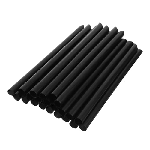 100 pitillos desechables negros 19 cm diámetro 11 mm miniatura 1