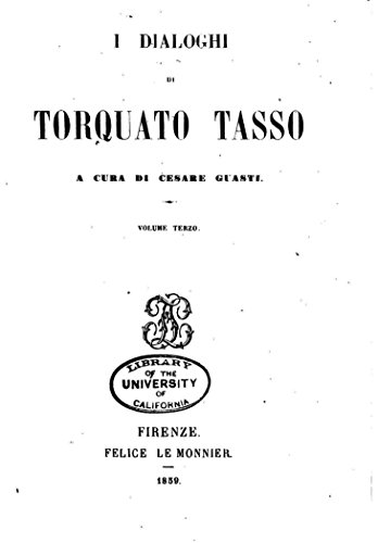 I Dialoghi di Torquato Tasso - Vol. III