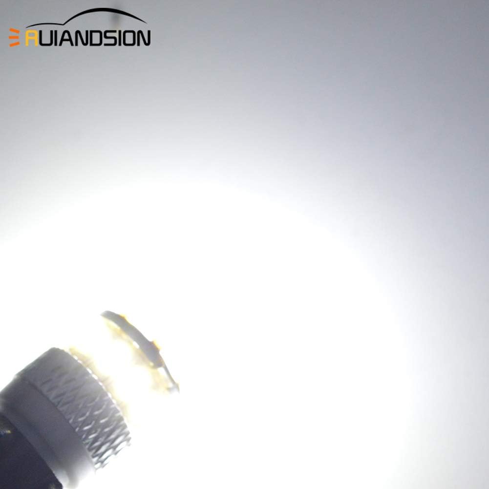 Ruiandsion 10pcs Super Bright 3014 Chipset 194 168 175 2825 T10 LED Bulbs for 12-24V Car Interior Dome Map Door Courtesy License Plate Lights,White
