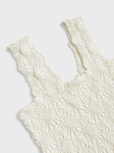 Jar of Love Womens Tank Top Square Neck Wide Strap Crop Tops Flower Going Out Tops Slim Fit Lettuce Trim Summer Cami Tops4