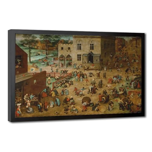 Impressions sur toile Pieter Bruegel de salon avec cadre suspendu