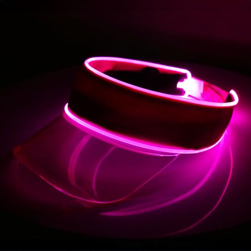Gorra Visera LED Neón Recargable Unisex miniatura 6
