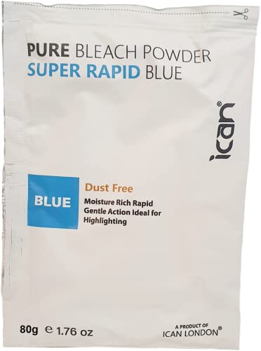 Ican London Rapid Blue Hair Bleach Powder 80g