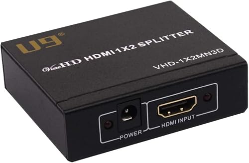 Viewhd 2 Port 1X2 Powered Hdmi 1 In 2 Out Mini Splitter For 1080P & 3D | Model: Vhd-1X2Mn3D #TOP4