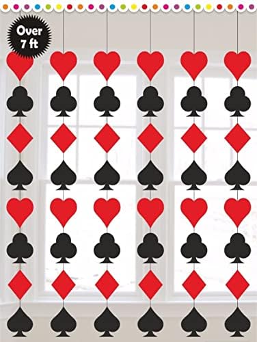 Sponsored Ad - 8 Years And Up Card Party String Decoration (Pack Of 6), Multicolor