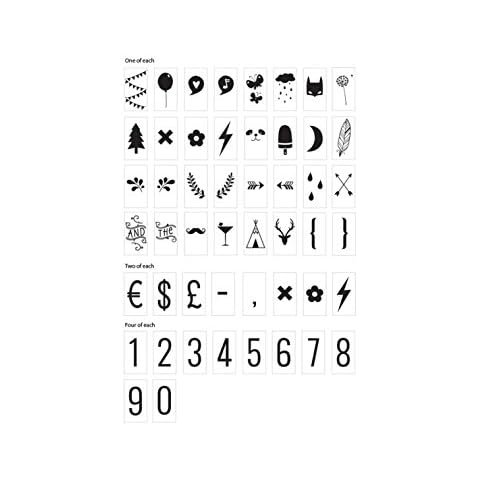 A Little Lovely Company 392-015t6p Letters and Symbols Cover