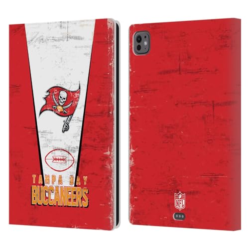 Étui iPad Pro 11 M4 NFL Tampa Bay Buccaneers Head Case Designs en cuir