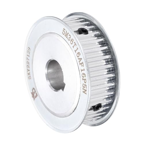 MECCANIXITY Timing Belt Pulley Aluminum Idler Pulley 36 Teeth 5/8" 16mm Bore for 16mm Width Belts, 3D Printers, CNC Machines, Industry