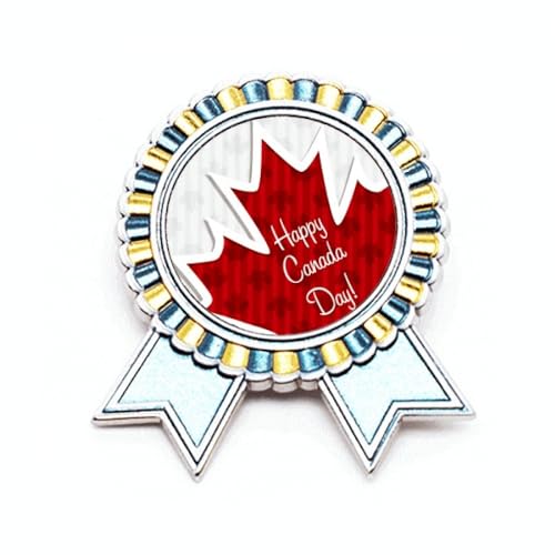 Broche en érable en métal taille M pour accessoiriser vos tenues de fête nationale
