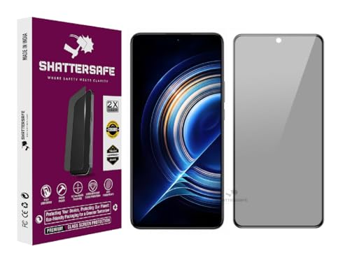 Image of Anti-Spy Privacy Tempered Glass Compatible For Redmi K50 [Pack of 1]. 9H Hardness, Anti-Scratch, Edge-to-Edge Protection With Easy Installation Kit & Case Friendly Fit.