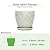 Bestseler 10inch Retro Ceramic Planter with Drainage Hole and Saucer for Multiple Plants, Indoor-Outdoor Garden Pots for Succulent, Orchid, and Flower (Fits Inner Pots Up to 9 Inch, Retro White)