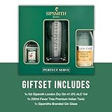 Sipsmith Gin Gift Set - The Perfect Serve Includes: 1x 5cl London Dry, 1x Fever Tree Premium Indian Tonic Water & Hi-Ball Glass - Birthday Gin Gifts for Women, Men, Boyfriend, Valentines Day - Image 2