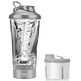 KOOSREEL Electric Protein Shaker Bottle, 16 oz Rechargeable Vortex Electric Mixer with Powder Storage Box, BPA Free, Shaker Cups for Protein Shakes & Meal Replacement Shakes - Image 1