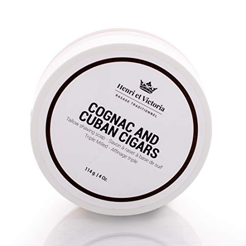 Buy Cognac and Cuban Cigars Tallow Shaving Soap for Men Henri et