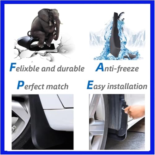 Bavettes de protection d'aile pour Nissan Note E11 2004-2012 garde-boue auto - 4