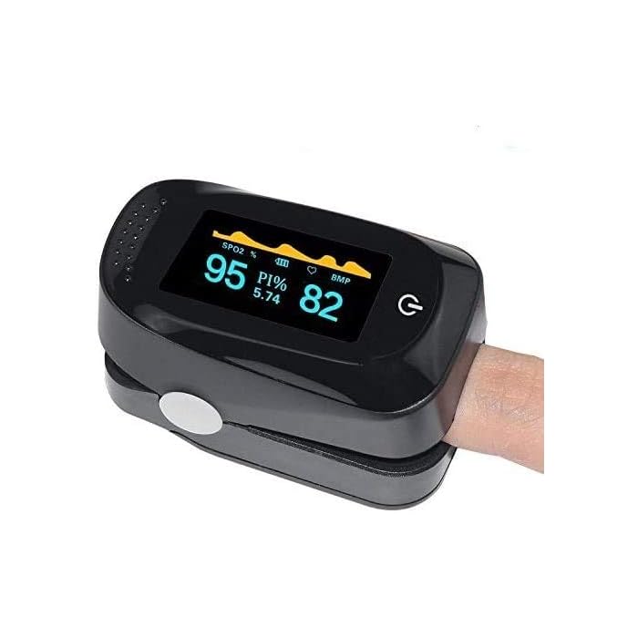 Buy Fingertip Monitor, Portable Digital SPO2 Pulse Sensor Meter with