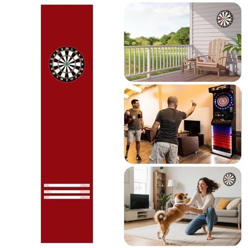 Tapis pour fléchettes avec ligne de lancer : stop aux sols abîmés - 4