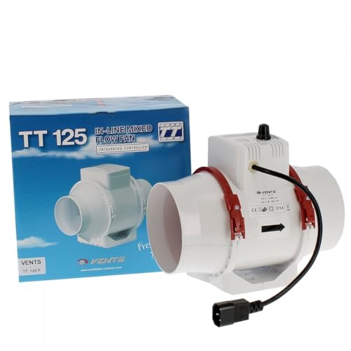 VENTS - Extracteur TT - Ã˜ 125mm -280 m³/h - Avec variateur