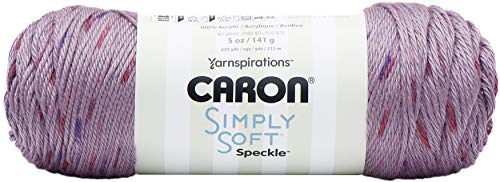 Image of CARON Simply Soft Speckle Yarn, Snapdragon