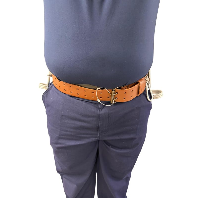 Cintura Per Attrezzi Per Impalcature E Borsa Per Attrezzi In Pelle - Foto 9