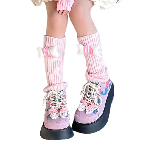 jiahesuw Fashionable Leg Warmers for Girls Soft and Breathable Kids Socks Sleeve Infant Baby Leg for Daily Wear and Parties