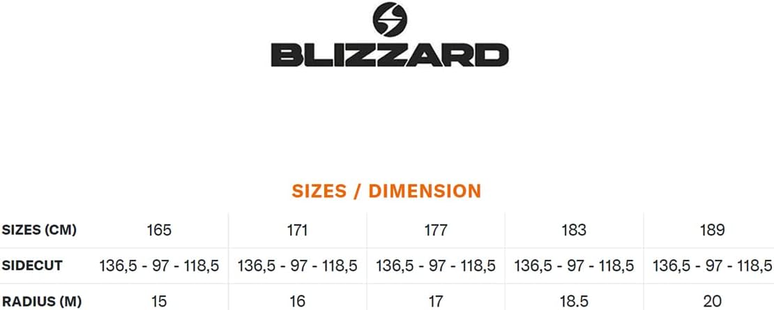 Blizzard Men's 8A225200001 Brahma 88 All-Mountain Freeride Red Skis (Bindings Not Included)