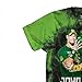 WWE Boys John Cena Shirt - Hustle, Loyalty & Respect Superstar Tee - World Wrestling Champion Tie Dye T-Shirt (Black Green Tie Dye, X-Large)