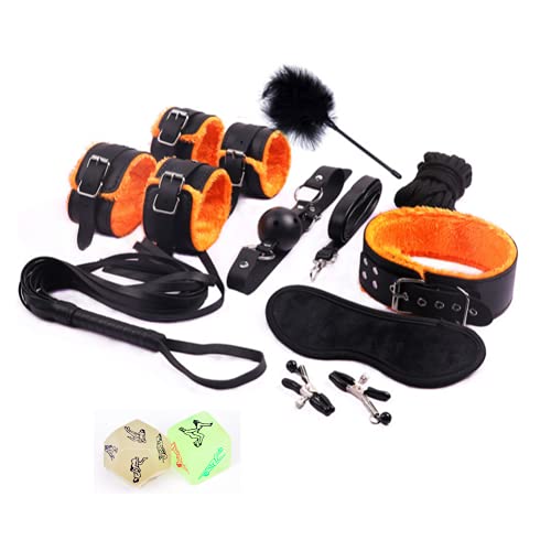 9 piezas / juego B-ö-ň-dàgé Kit para parejas Starter Set Yoga para principiantes Trae 2 dados Cover