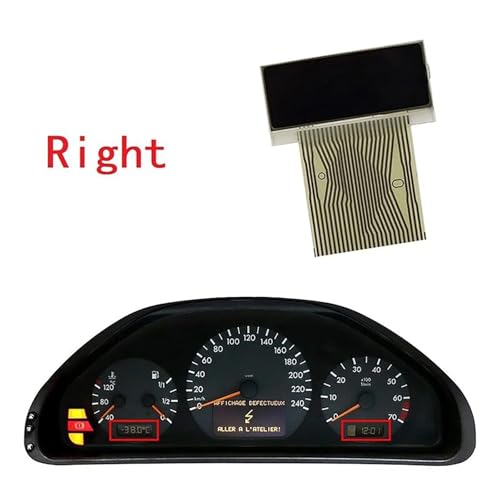 Pantalla LCD compatible con Mercedes Clase E W210 y CLK para salpicadero 4