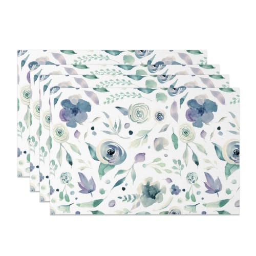 Tapis de table feuilles fraîches (004) imperméable et isolant