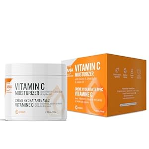 All Natural Advice Vitamin C Moisturizer for Face 120ml with Organic Botanicals, Vitamin E, Shea Butter, Jojoba Oil & Multi-Fruit Acids | Hydrating & Brightening Face Cream, Canadian Skin Care