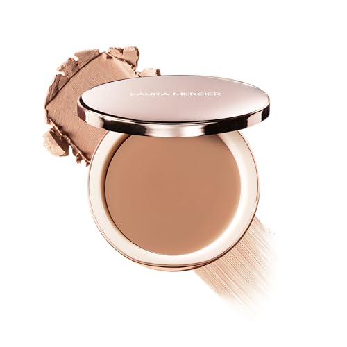 Laura Mercier Tinted Blur Balm, Balm-to-Powder Blurring Skin Tint, Natural Matte Soft-Focus Finish, Buildable Coverage, Peptide-Infused, Shade 03