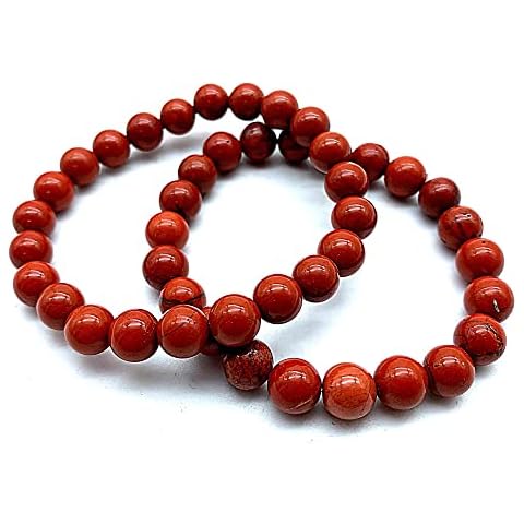 DOJA Barcelona | Pulsera de Jaspe Rojo | PACK 2 Cover