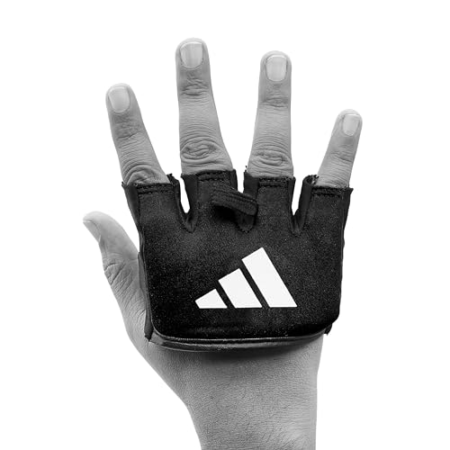 Adidas Knöchelprotektor-Handschuhe, Boxen, Fitness-Kurse, Herren, Damen, Einheitsgröße, Gel-Polsterung, Schutz, Protektoren